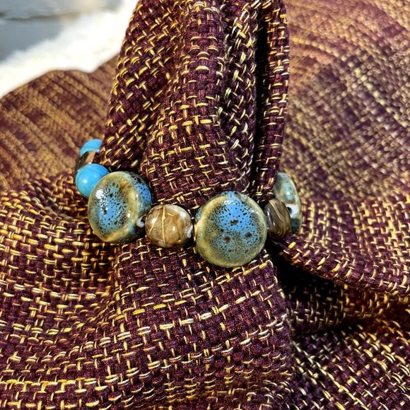 Cermic & Bead Bracelet - Picture 2 of 11